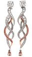 Pink Raindrop Earrings