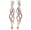 Pink Raindrop Earrings