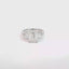 Emerald cut Diamond Trilogy ring