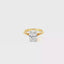'Rose" Oval Diamond Engagement Ring