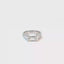 East West Emerald Cut Diamond Solitaire