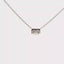 Emerald cut Diamond Necklace