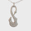 Elegant Swan Reversible Pendant