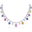 Multicolour Sapphire Princess Necklace