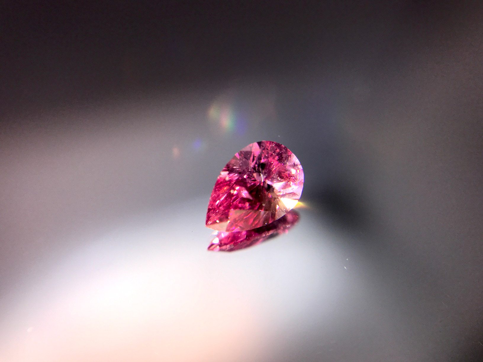 0.18ct RED Pear