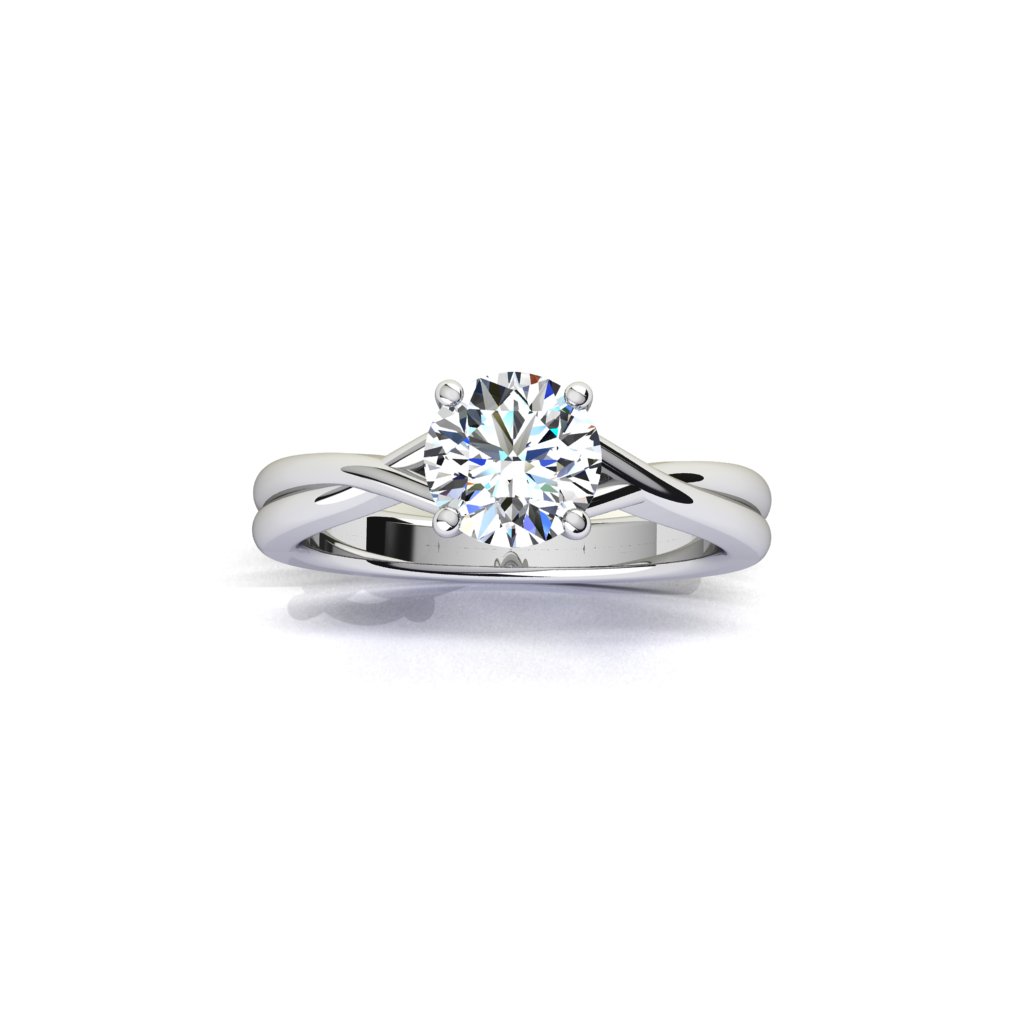 Round Diamond Engagement Ring Montana