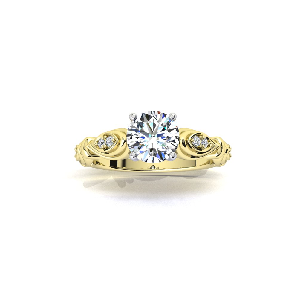 Art Deco Diamond Ring Turino