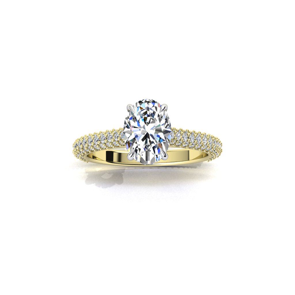 Oval Diamond Engagement Ring Olichka