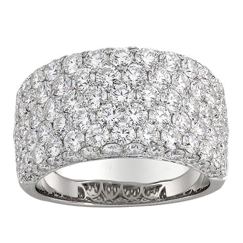 1.6 Ct. Round Cut Natural Diamond U-Pave Diamond Engagement Ring (GIA  Certified) | Diamond Mansion