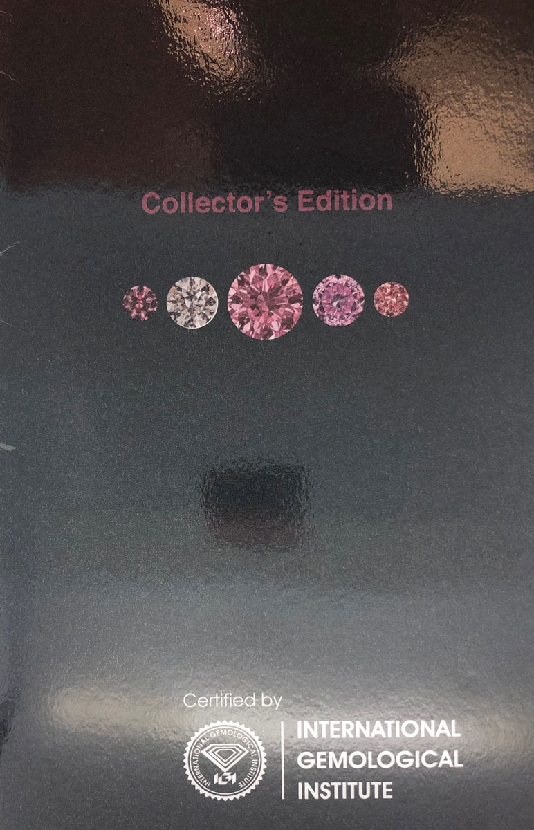 5 Stones – 0.21ct (Blue/Pink)