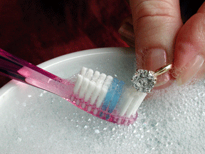 Caring For Diamond Rings Australian Brokers Cleaning A Diamond Ring